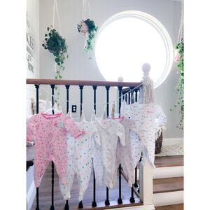 Bulk Lot 5 Cozy Pajama Sleepers 6mths